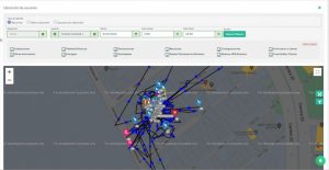 recorrido de pedidos