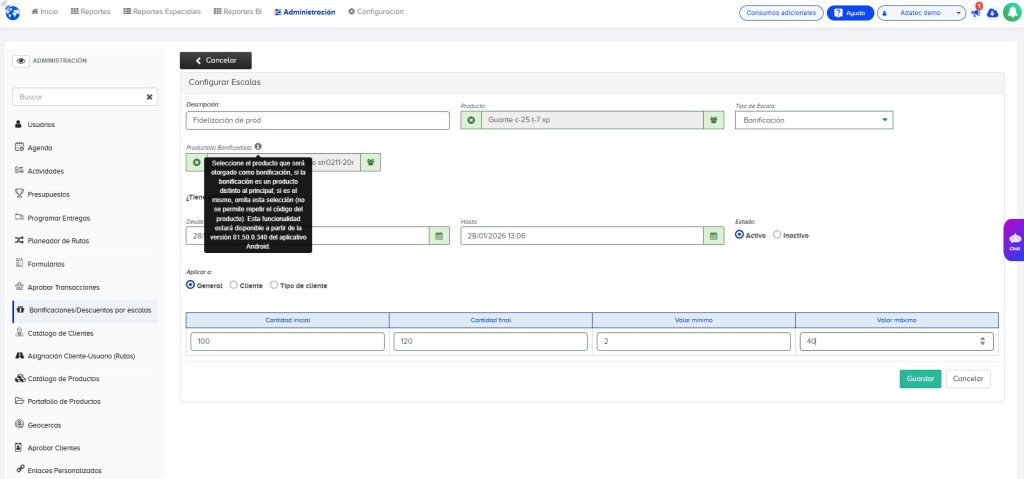 Bonificación prod. diferente tooltip 1