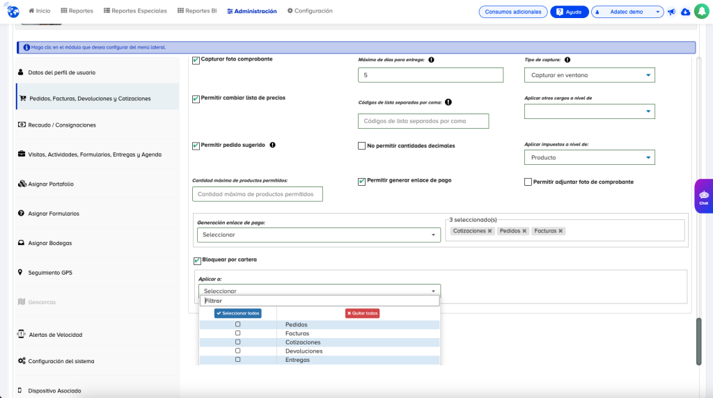 Mejora en R-SALES: Actualización de nomenclatura de permisos Mejora en R-SALES: Actualización de nomenclatura de permisos