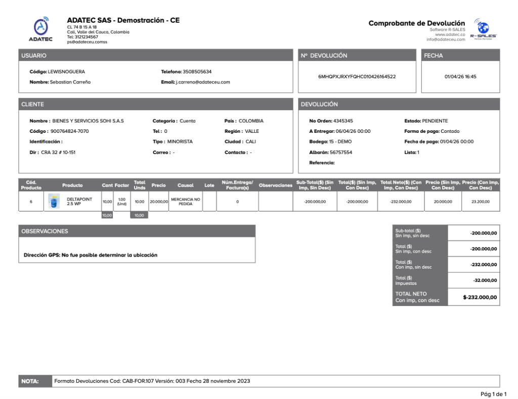 Nueva funcionalidad en PDFs de transacciones