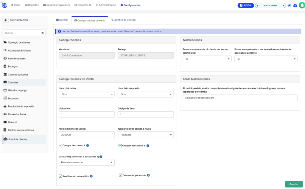 Nueva mejora: Descuentos y bonificaciones automáticas en el Portal de Clientes