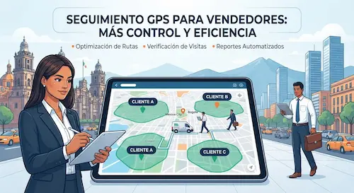 Seguimiento GPS para vendedores: más control y eficiencia