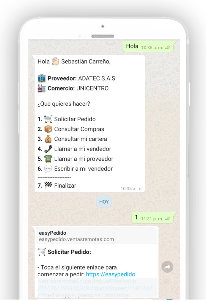 EpMayorista® - Chatbot de WhatsApp para Pedidos Mayoristas
