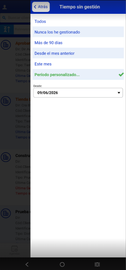¡Nueva funcionalidad en la App Móvil R-SALES! Filtros avanzados en el panel de clientes