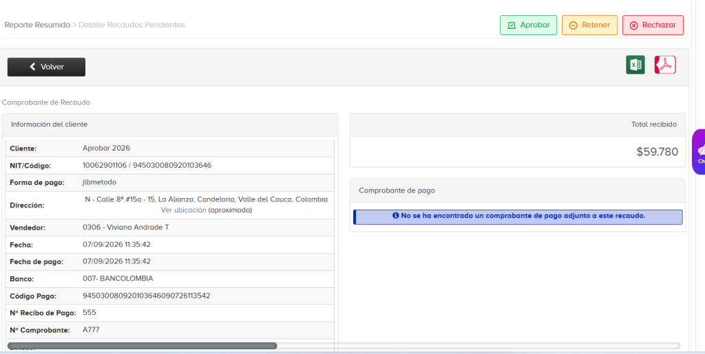 ¡Nueva funcionalidad! Aprobación ágil de Pedidos y Recaudos desde su vista de detalle