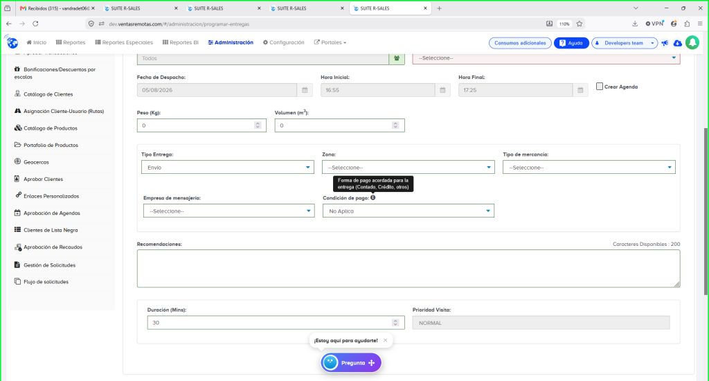 Novedad R-SALES: Mayor control y flexibilidad con el Método de Pago por Entrega