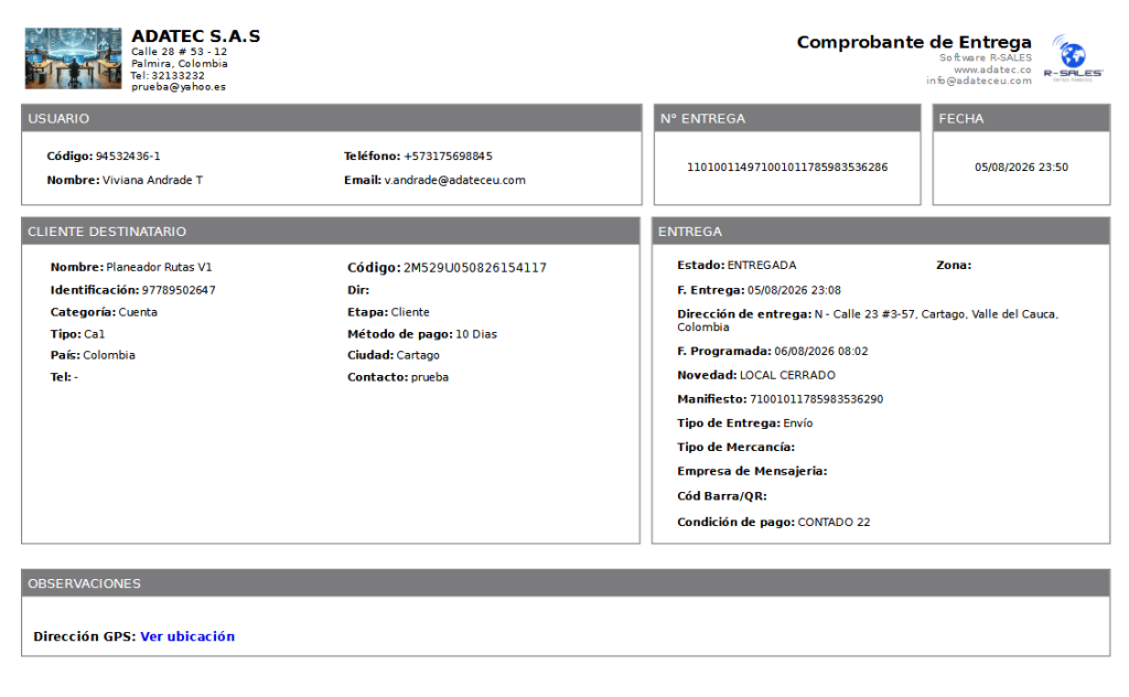 Novedad R-SALES: Mayor control y flexibilidad con el Método de Pago por Entrega