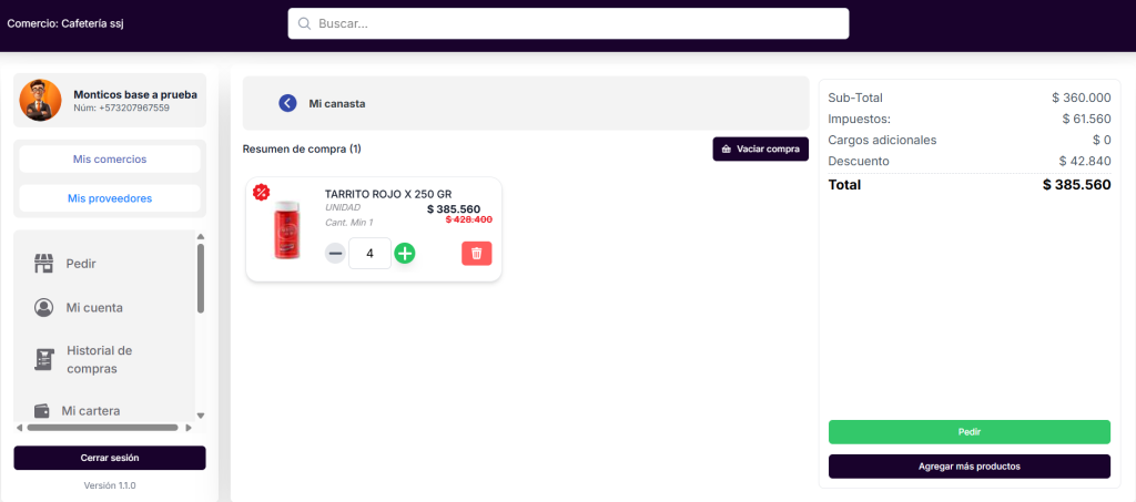 Automatización y Control del Descuento Comercial por Monto Base en tus Pedidos
