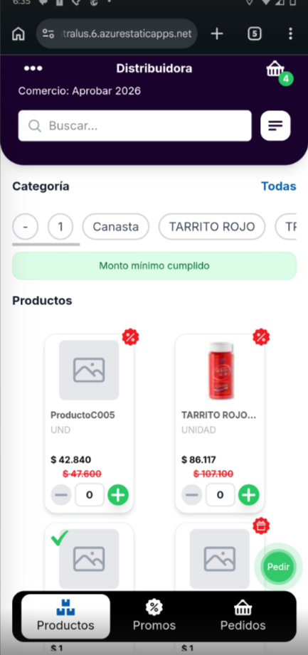 Novedad en el Portal de Clientes Monto mínimo Novedad en el Portal de Clientes Monto mínimo