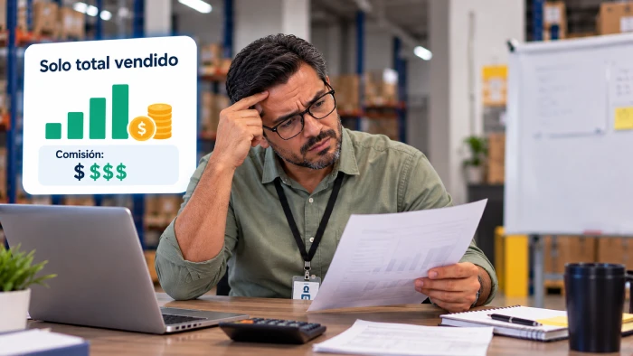 Analizando ventas en el almacén y comparando con el esquema de comisiones