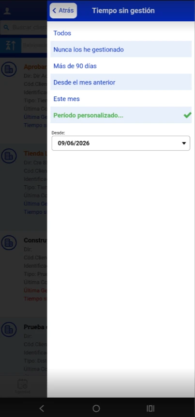 Nuevos Filtros Avanzados en el Panel de Clientes para la App Móvil