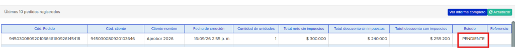 Nuevo control de pedidos por cantidad máxima de producto
